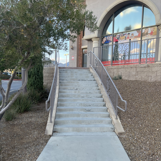 17 stair with rail