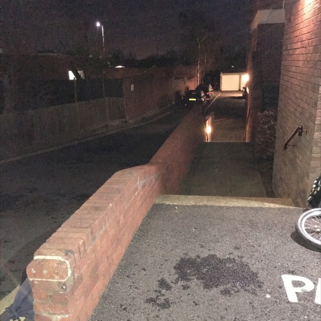 Crazy brick ledge 