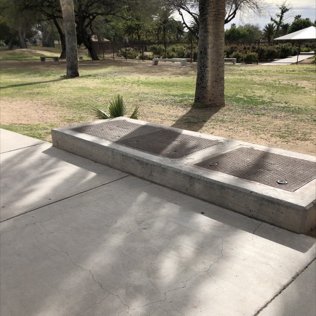 Concrete manny pad 