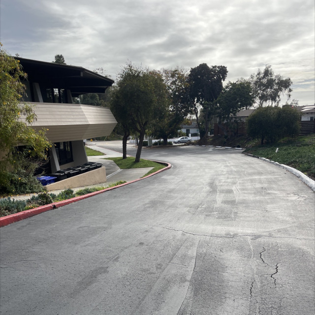 Church parking lot