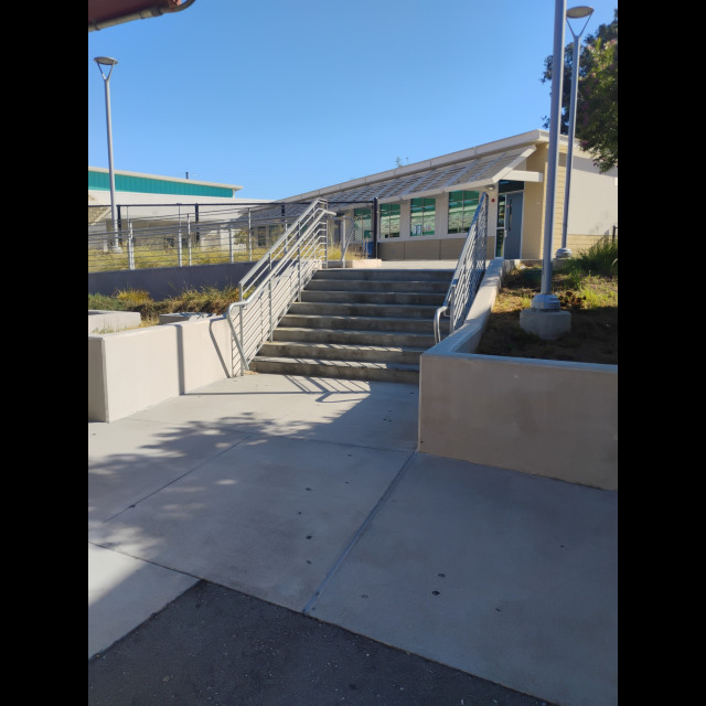 Borel Middle School 8 stair 