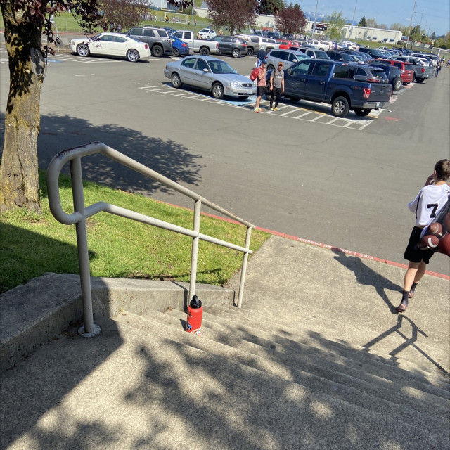 Small 8 stair handrail 