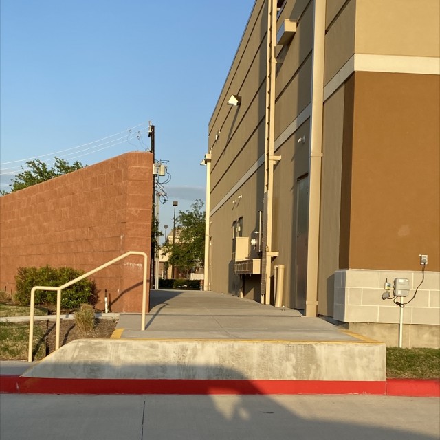 Loading dock and 4 stair
