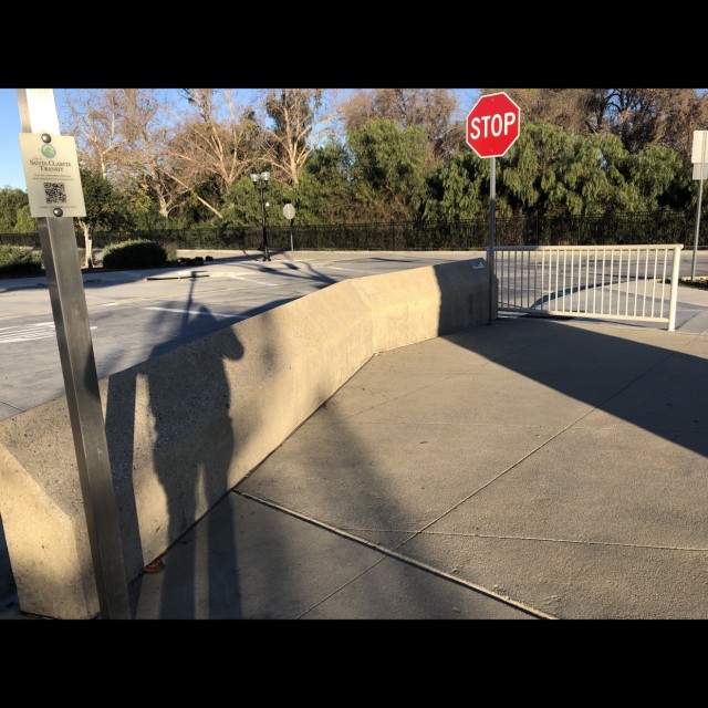 MRET Bus Station Ledge and rail
