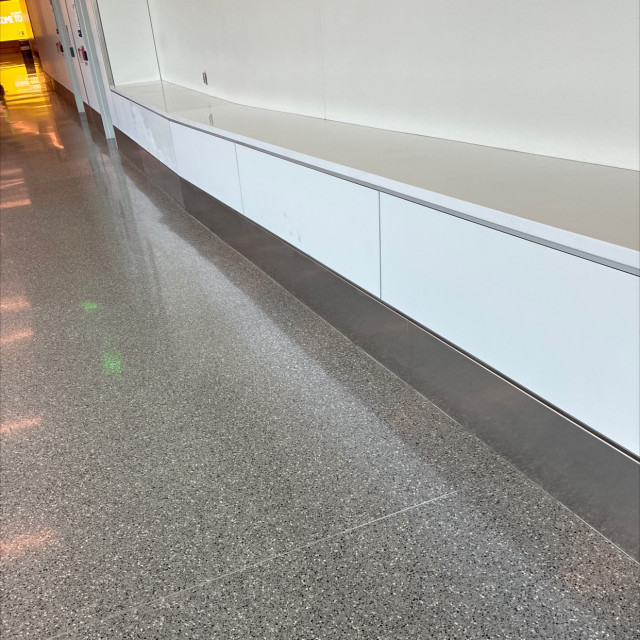 Really really high ledge in LA airport