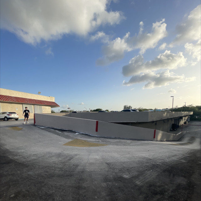super dope parking lot hill