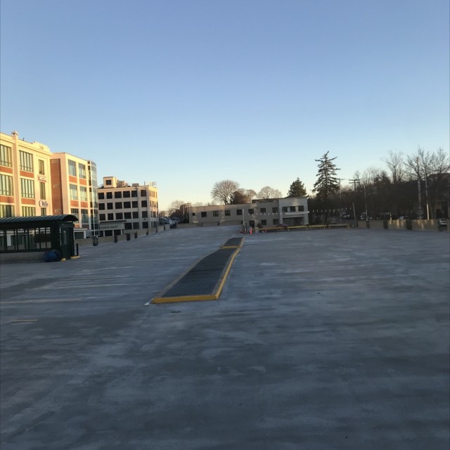 Tufts parking garage manny pad