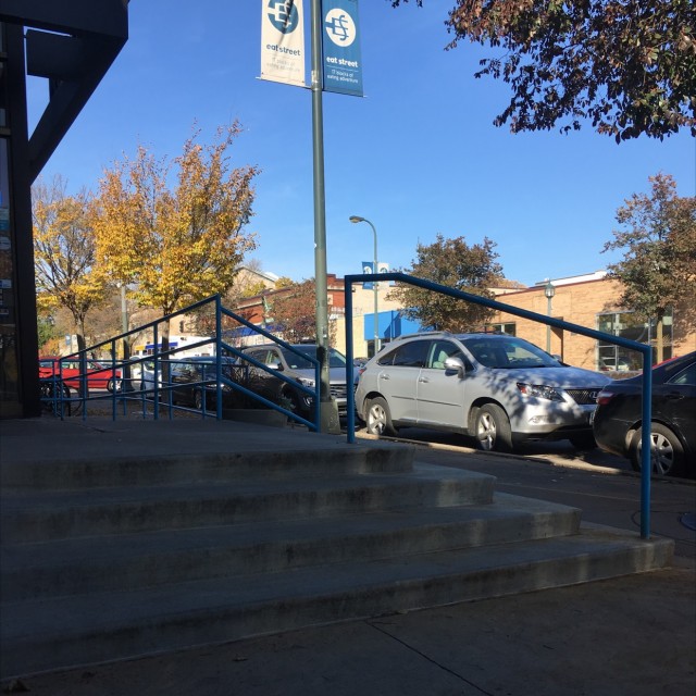 Wedge 4 stair and hand rail
