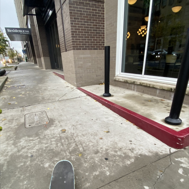 red curbs