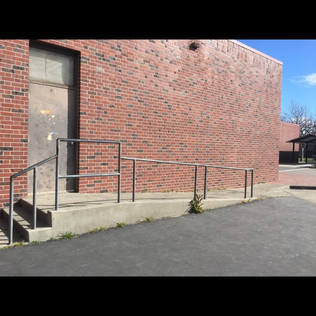 CMS Two stair to handrail 