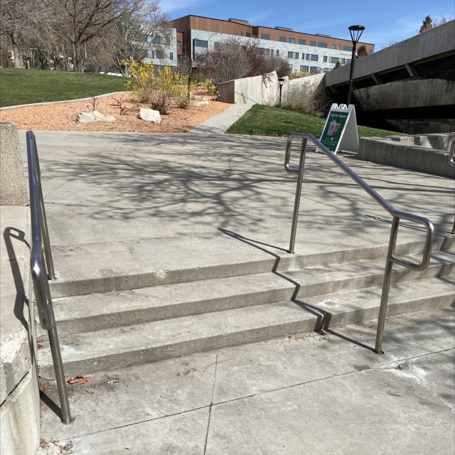 U of U bookstore stairs