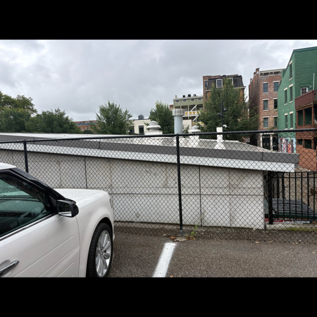 Roof over fence