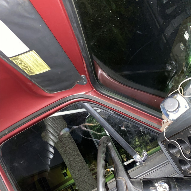 Inside my truck.
