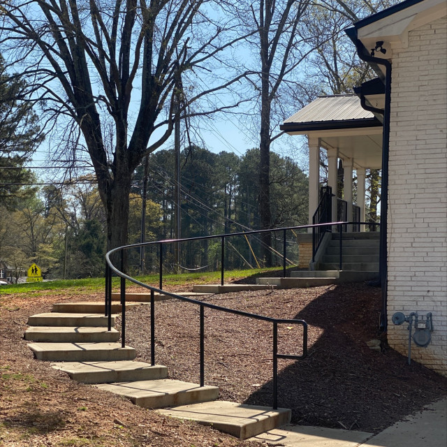 Roofer curved rail
