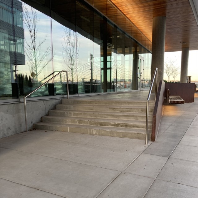 5 stair and handrail
