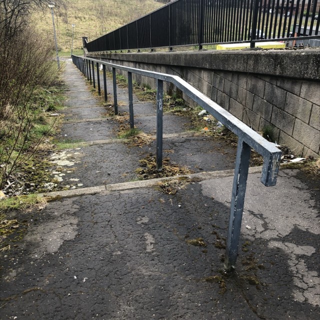 Long square downrail