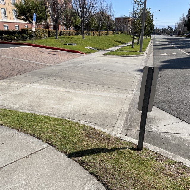 small grass gap