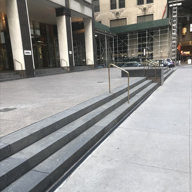 3 stair set and ledge