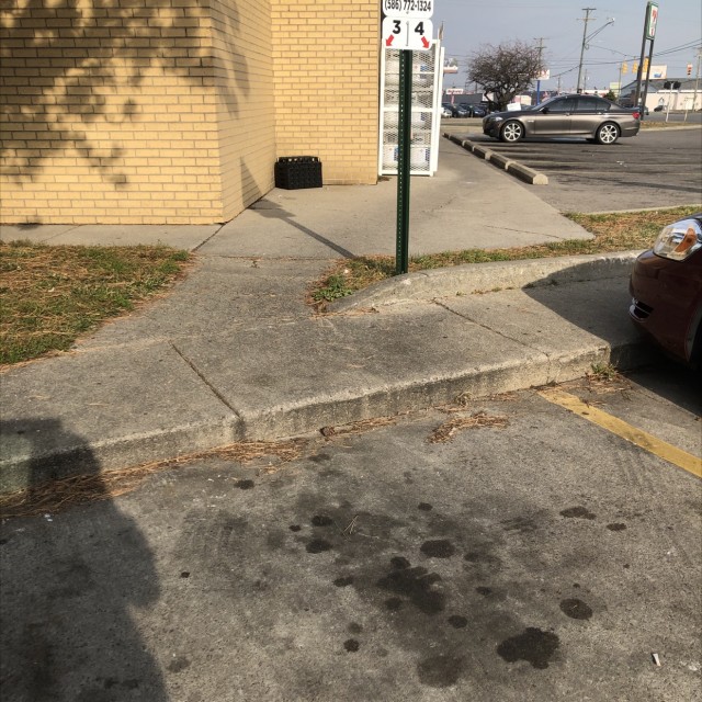 ledge and double curbs