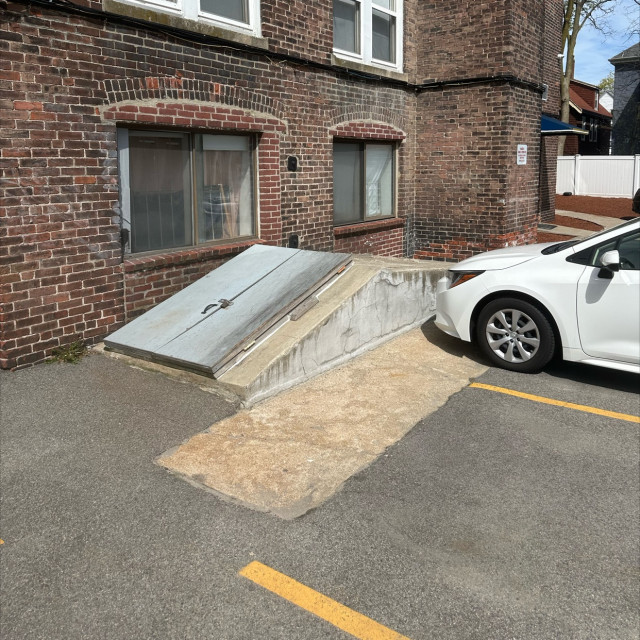 Basement door up down