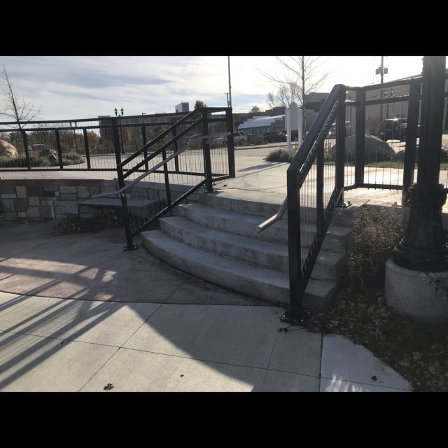 Stairs and benches 