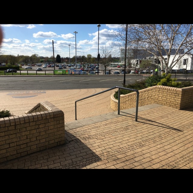 Dome entrance stair set/ hand rail