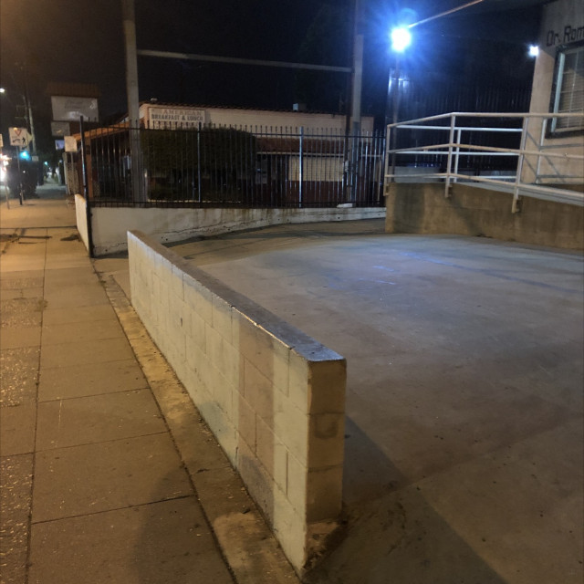 Bump to ledge 