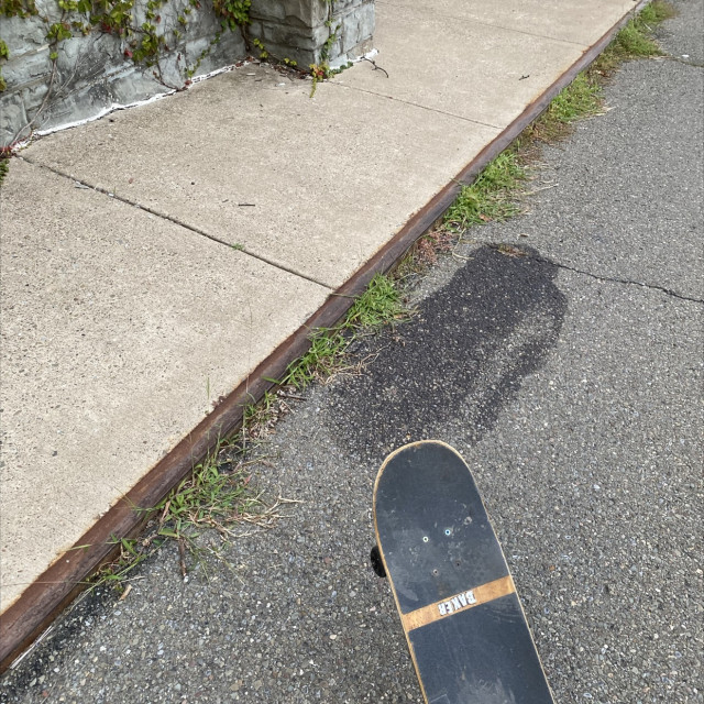 iron ride on curb