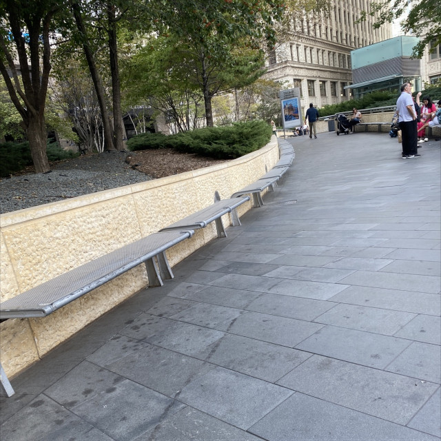 nice spot with flat and some rails