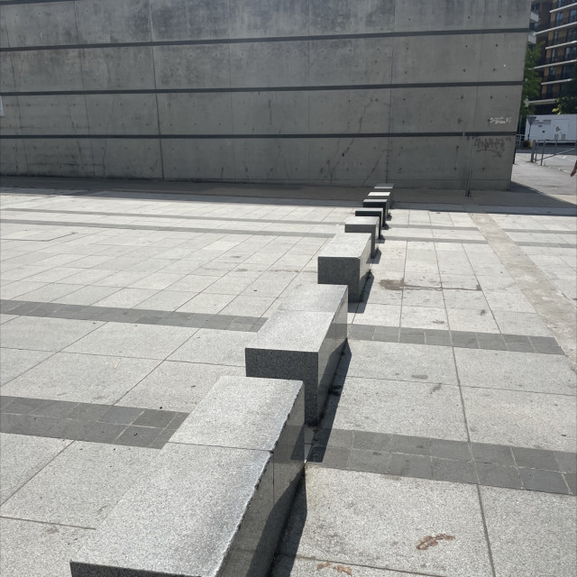 Marble ledges