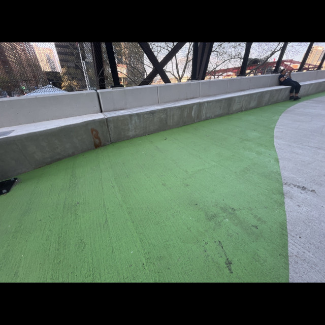 ledge it has a rough landing tho 