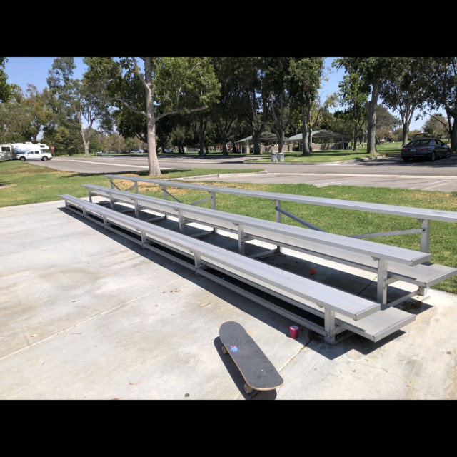 mile square metal butter bench