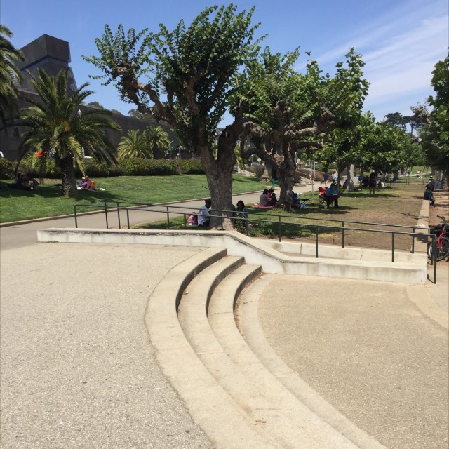 Golden gate park ledges rails 