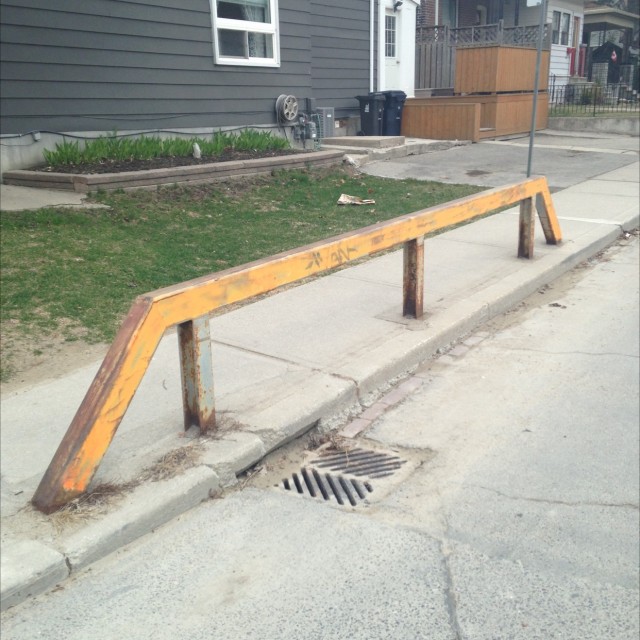 Rail near the rail