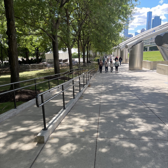 Pavilion rail
