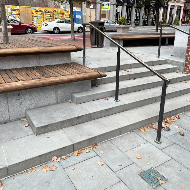 Gap to rail