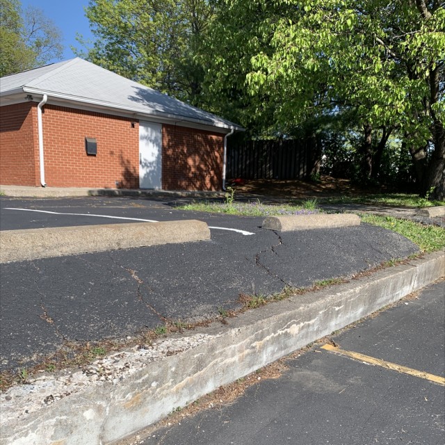 Steep ramp with drop