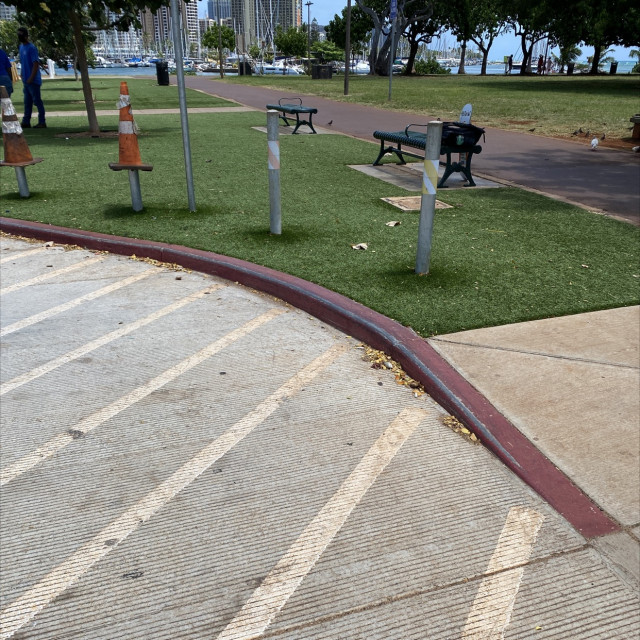 Magic Island fun curbs
