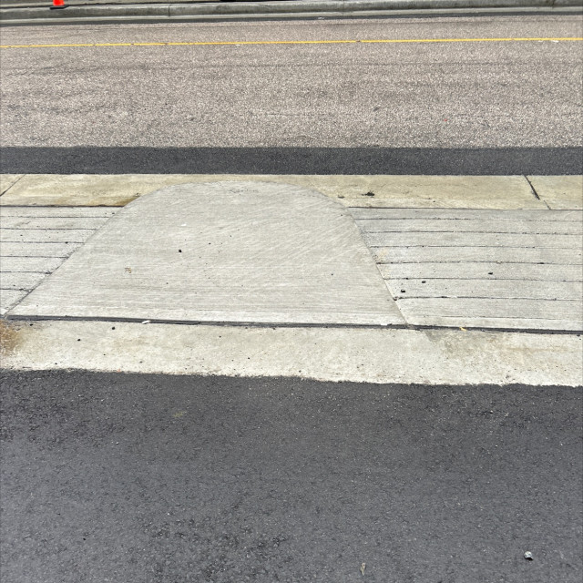 Kicker into the road