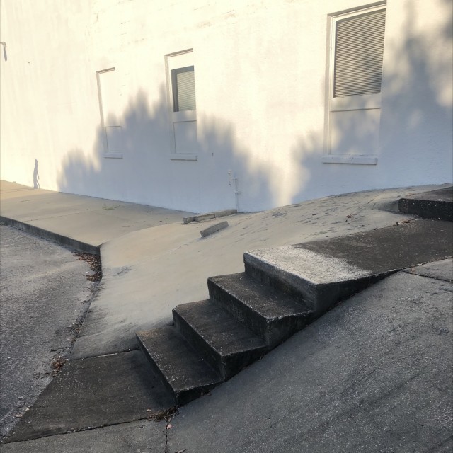 Bank to ledge 
