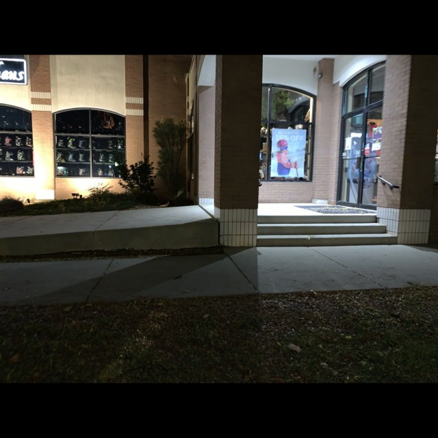 Three stair w/ramp