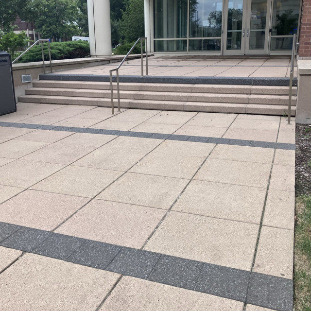 (HIGH BUST RATE) Loyola 4-stair on campus