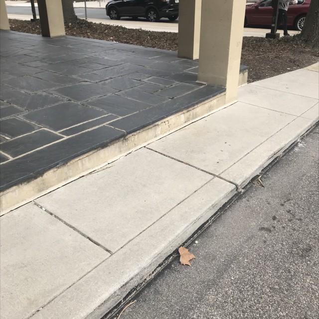 Sidewalk gap