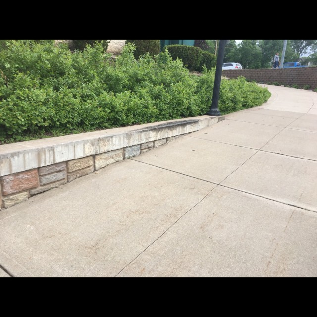 Ledge on hill