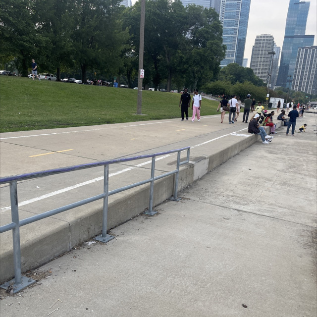 Rail to ledge 