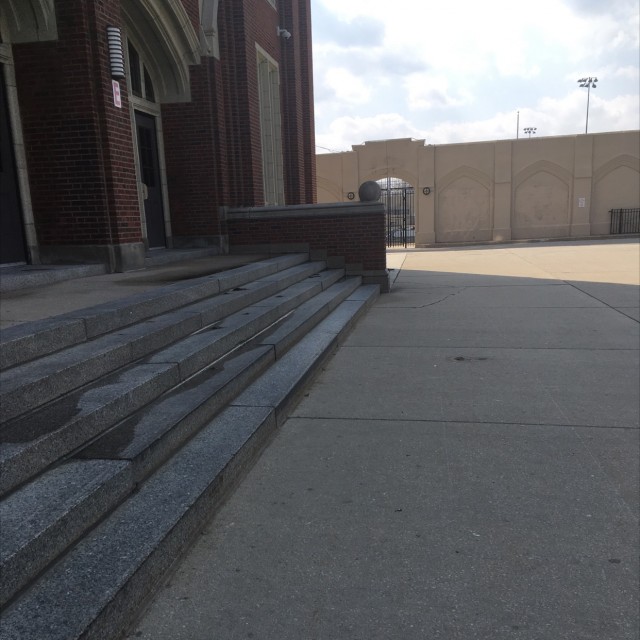 Lane stairs and ledge