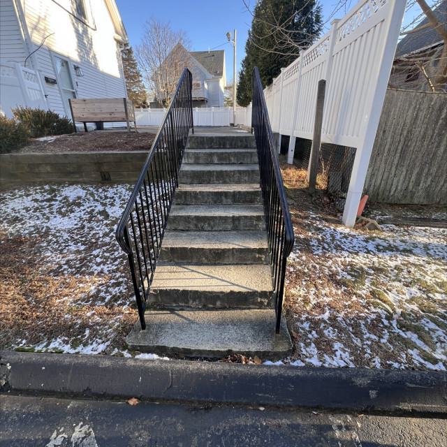 7 stair handrail