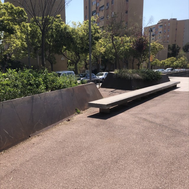 Canyelles bench2wallrideting