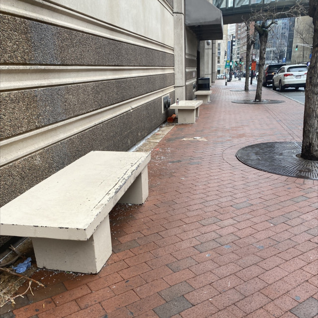 Line benches 