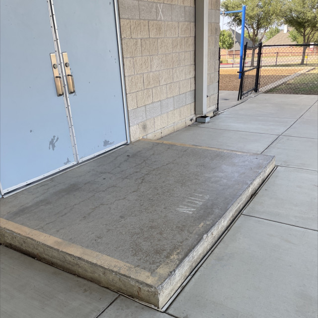 double manual pad at elementary school